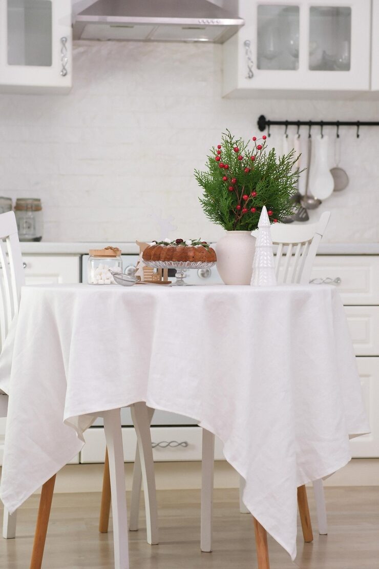 Table Covers Cloth Christmas Home Interior White Kitchenchristmas Choc by Orient Uniforms for customers in Dubai, Abu Dhabi, Sharjah, Ajman and across the UAE